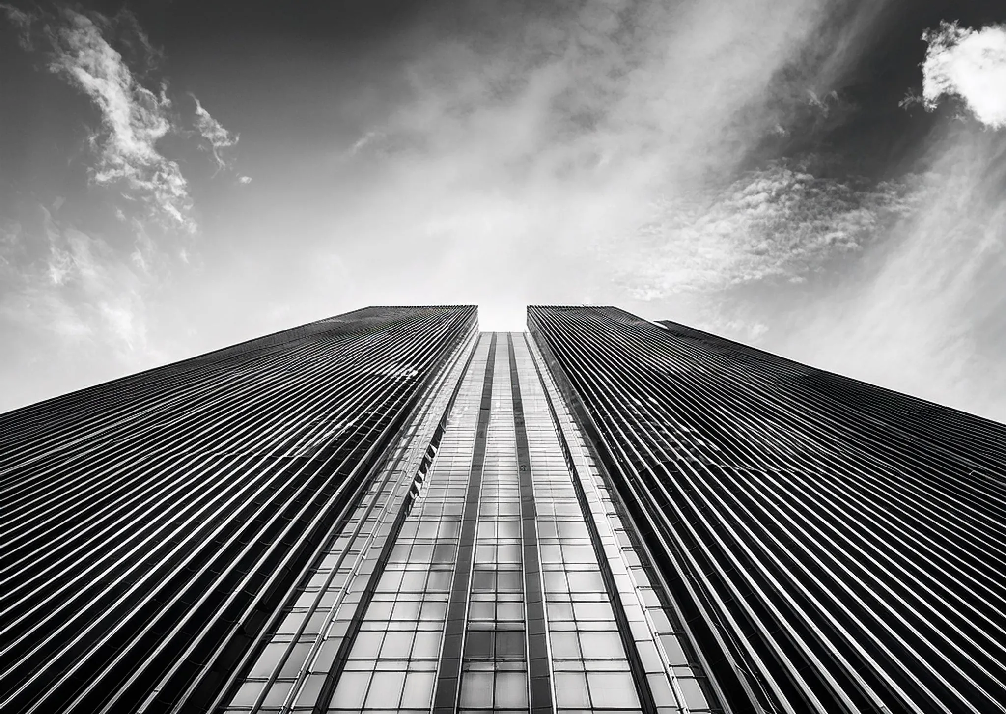 High-rise construction against the sky